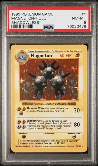 Auction Prices Realized Tcg Cards 1999 Pokemon Game Magneton-Holo