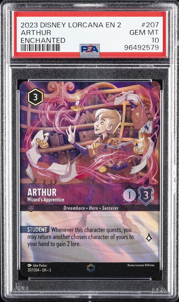 Disney LORCANA アーサー エンチャンテッド Auction Prices Realized Tcg Cards 2023 DISNEY LORCANA EN 2