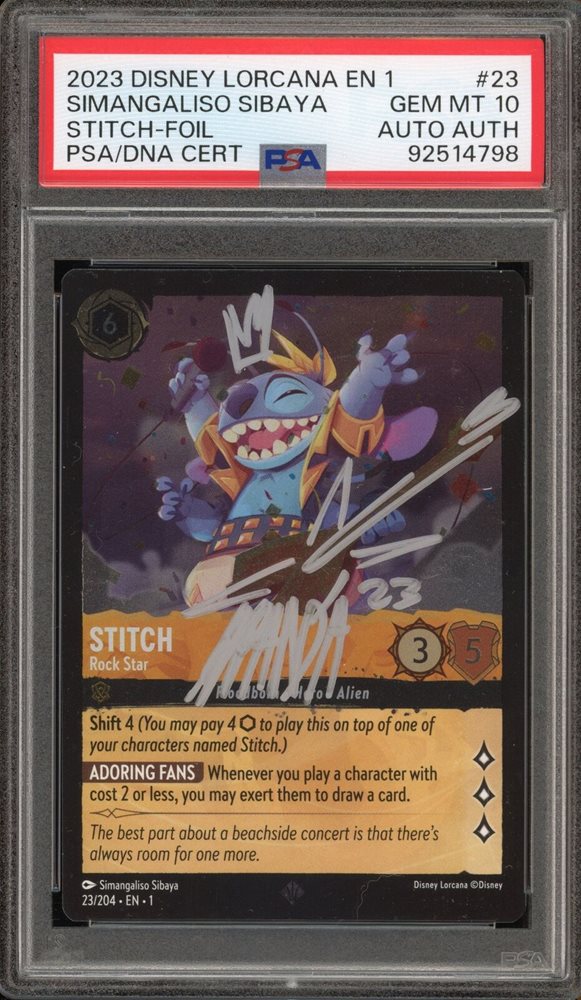 Auction Prices Realized Tcg Cards 2023 DISNEY LORCANA EN 1