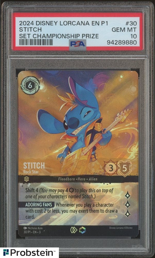PSA10DISNEY LORCANA スティッチ プロモ380 PSA10DISNEY LORCANA スティッチ プロモ380