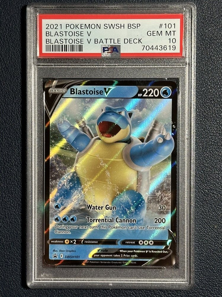 blastoise v pokemon card eBay Auction Item 195752092347 Tcg Cards 2021 Pokemon Swsh Black Star Promo