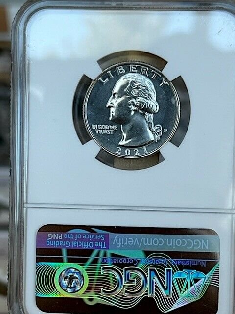 2021-P Washington Crossing Delaware Quarter NGC MS 69 ER * Top Pop