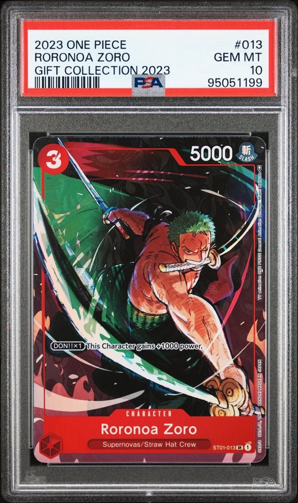 2023 ONE PIECE ロロノア・ゾロ PSA10 PSA 10 2023 One Piece Roronoa Zoro Official Event Top Prize