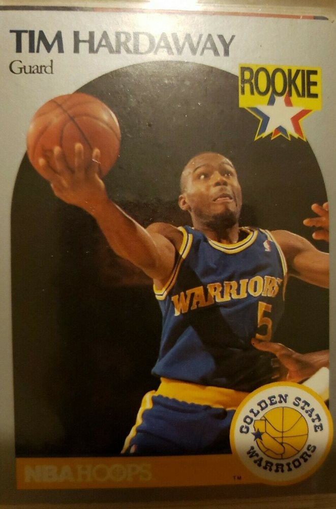 Tim Hardaway Rookie Card Nba Hoops 1990 25 Most Valuable 1990 Nba 