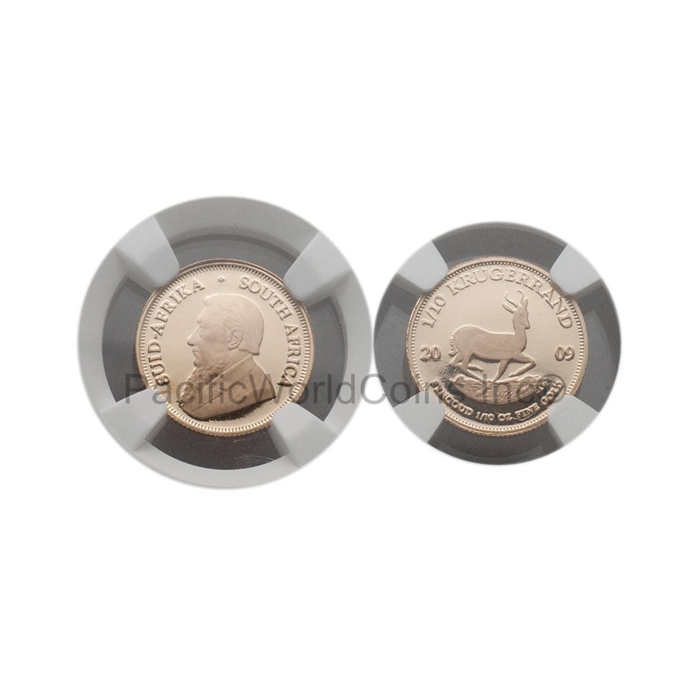 South Africa 2008 First 300 Struck 1//10 Krugerrand 1//10 oz Gold NGC PF69 UC