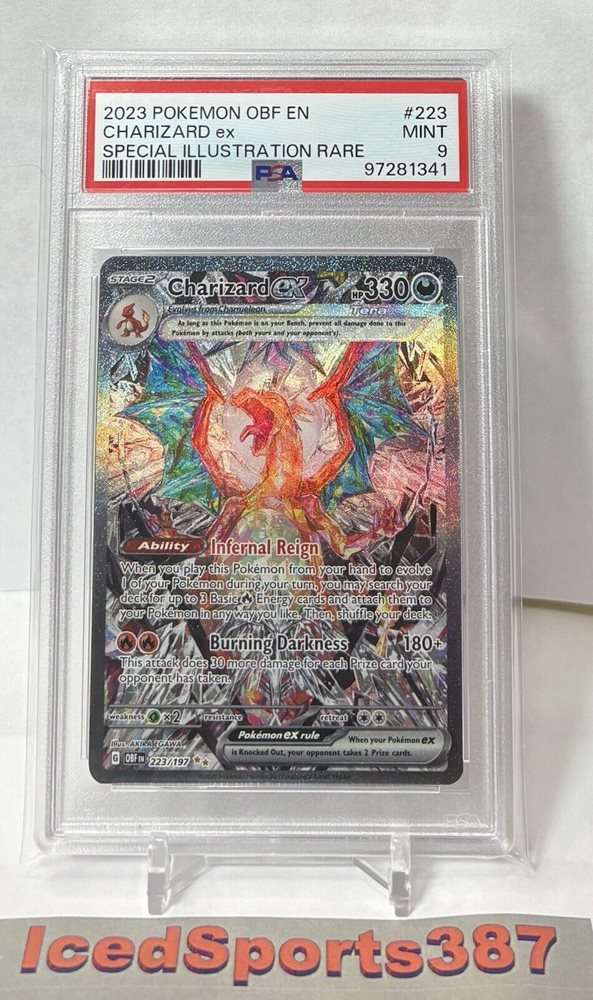 pokemon metal cards charizard vmax 228/197 Charizard ex