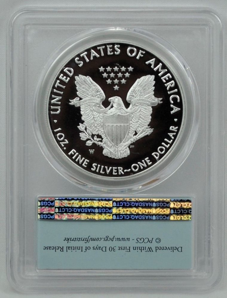 2017-W $1 PROOF Silver Eagle PCGS PR70 DCAM FIRST DAY OF ISSUE 1 of 2017