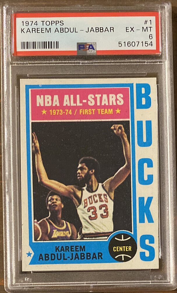Auction Prices Realized Basketball Cards 1974 TOPPS Kareem