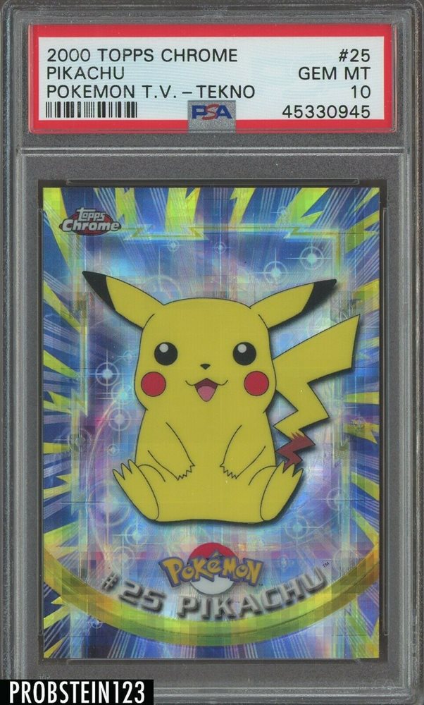 Auction Prices Realized Tcg Cards 2000 TOPPS CHROME POKEMON T.V.