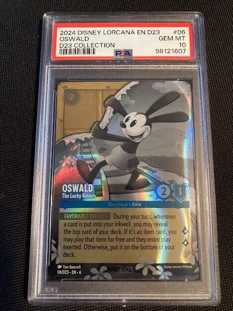 Auction Prices Realized Tcg Cards 2024 DISNEY LORCANA EN D23