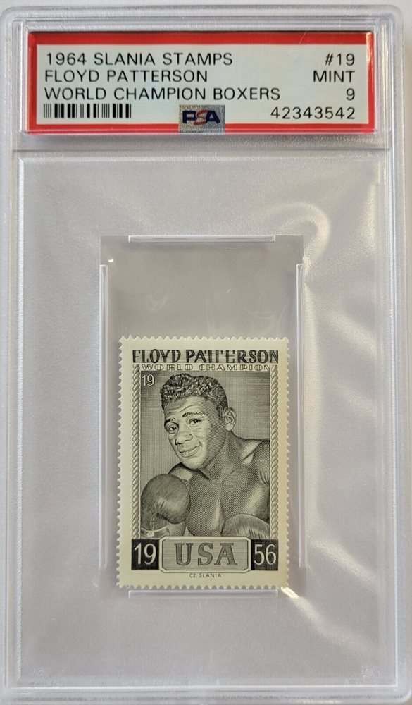 1964 SLANIA STAMPS 19 FLOYD PATTERSON WORLD CHAMPION B