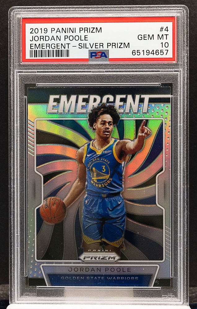 2021 Prizm Silver Jordan Poole PSA 10