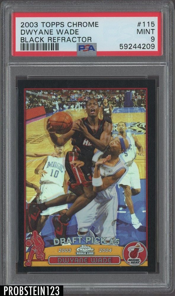 Dwyane Wade Topps Chrome PSA9 ルーキーカード 2024-25 Topps Chrome #13 Dwyane Wade | eBay