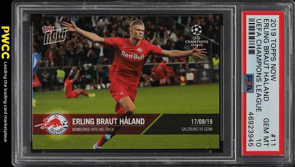 その他 2019 topps now ERLING HAALAND psa10 Auction Prices Realized Soccer Cards 2019 TOPPS NOW UEFA