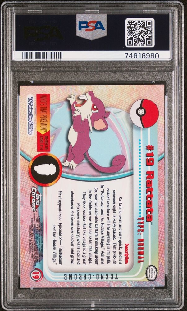 eBay Auction Item 166533656942 Tcg Cards 2000 Topps Chrome Pokemon T. V.