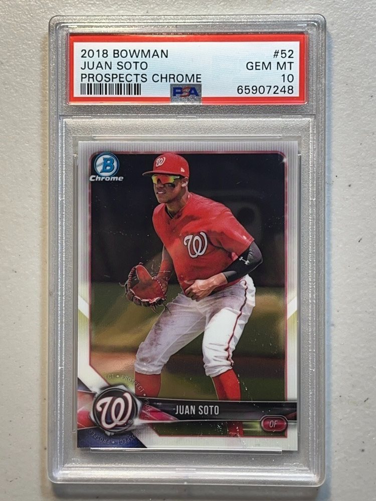 その他 2018 Bowman's B Perfomer Juan Soto PSA10 2018 Bowman's Best Refractor Juan Soto #29 PSA 10 GEM MT
