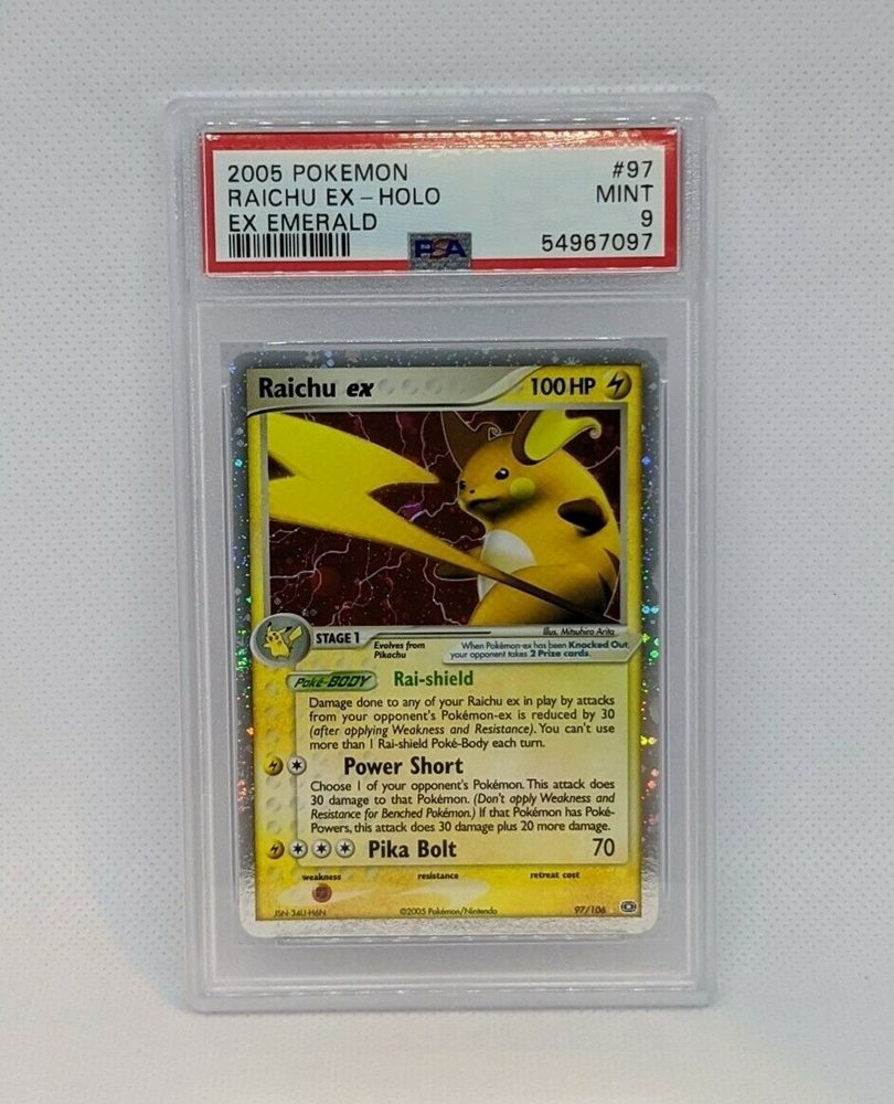 pokemon raichu card ex eBay Auction Item 203333749049 TCG Cards 2005 Pokemon EX Emerald