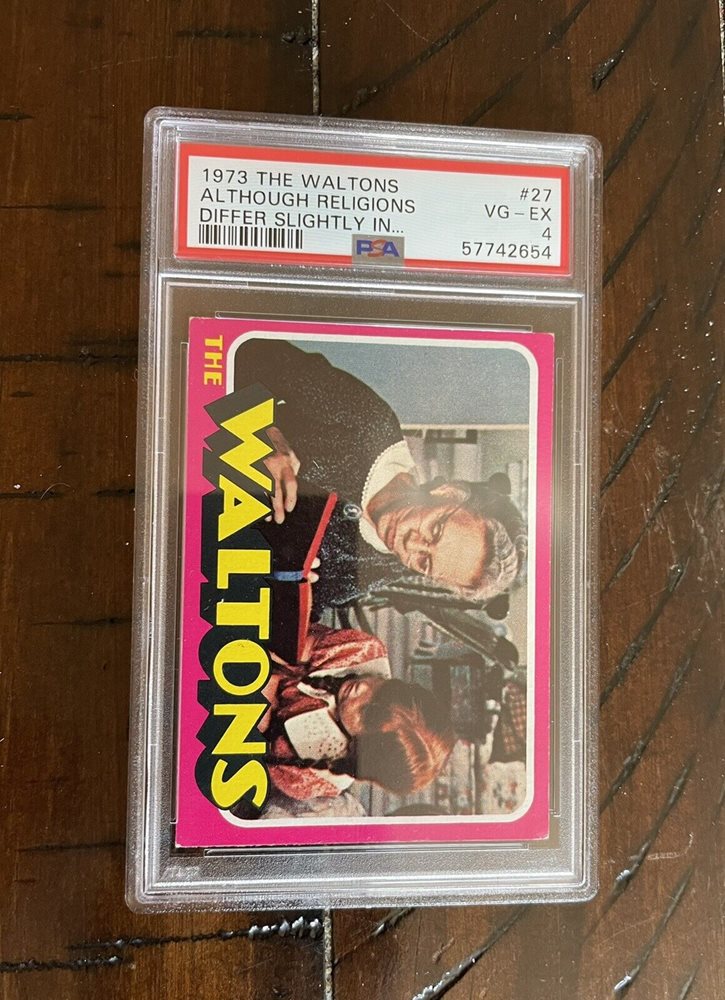 The Waltons by Topps (1973 Test Issue) 27 PSA 4 VGE