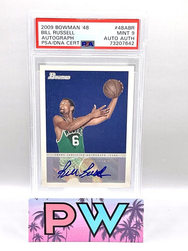 その他 topps bowman Bill Russell auto card bill-russell-2009-10-bowman-48