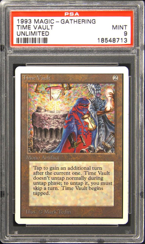 UNLIMITED Time Vault PSA鑑定済(NM) Auction Prices Realized Tcg Cards 1993 MAGIC THE GATHERING