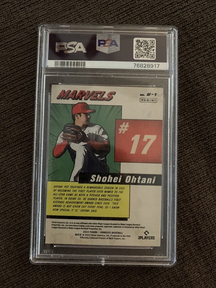 その他 MLB Shohei Ohtani Donruss PSA10 2022 Panini Donruss - Marvels Diamond M-9 Shohei Ohtani PSA