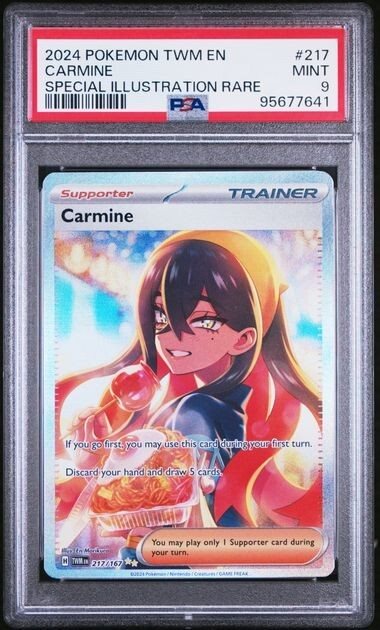 Carmine/ゼイユ SAR from Mask of Change. Stunning. : r/PokemonTCG
