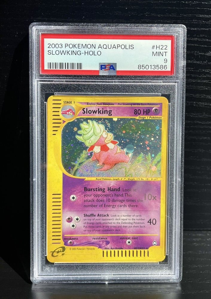 Auction Prices Realized Tcg Cards 2003 POKEMON AQUAPOLIS Slowking-Holo