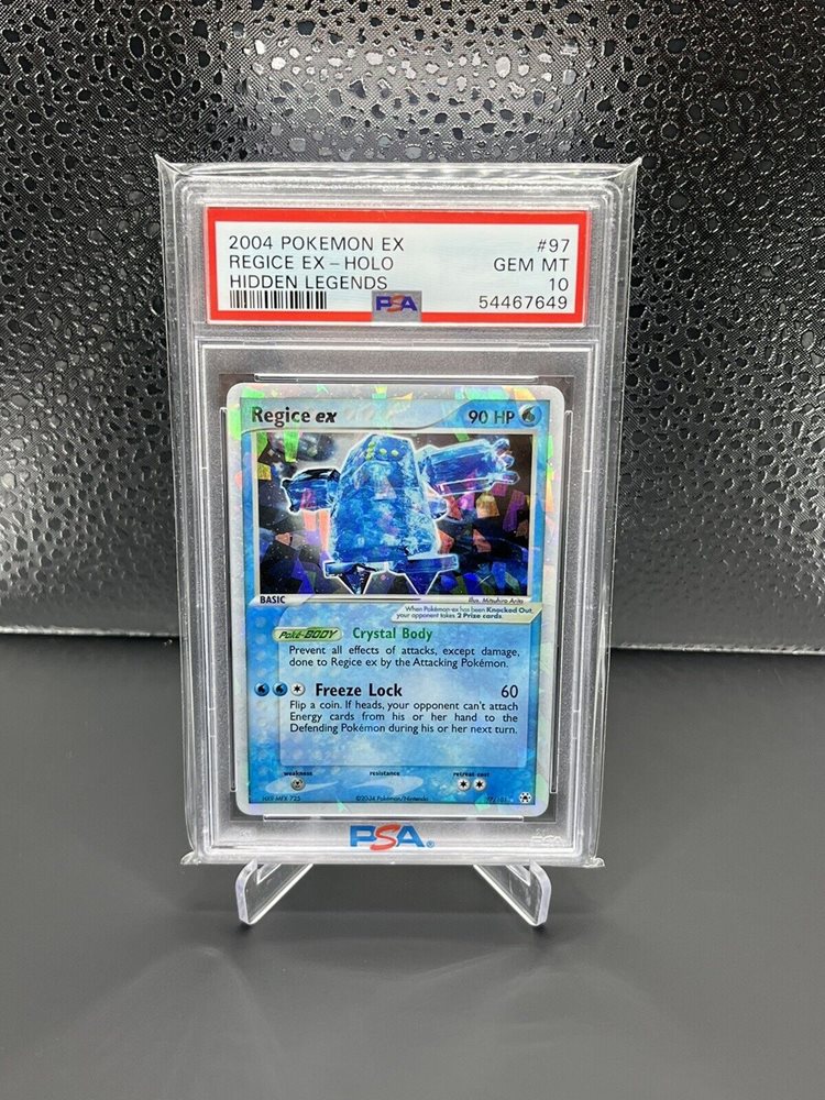 レジアイス　regice とかれた封印 psa9 2004 2004 Nintendo Pokemon Ex Hidden Legends Regice Ex-Holo | PSA