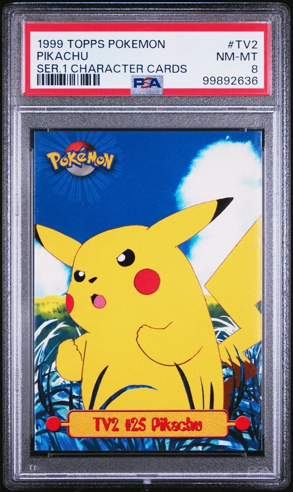Topps Pikachu ピカチュウ #25 Pokemon 1999 TV NM Pokemon #25 PIKACHU 1999 TOPPS TV Animation Rare Holo