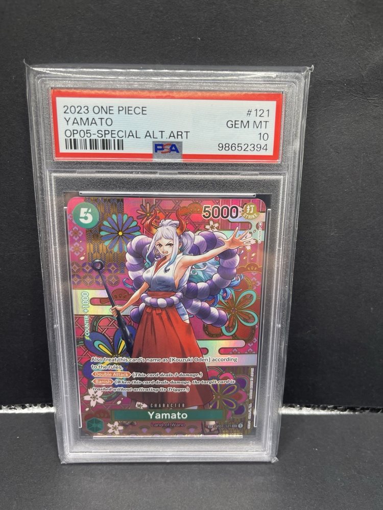 2023 ヤマト OP05-SPECIAL ALT ART PSA10 PSA 10 Yamato OP01-121 SP SEC Parallel One Piece Card OP05