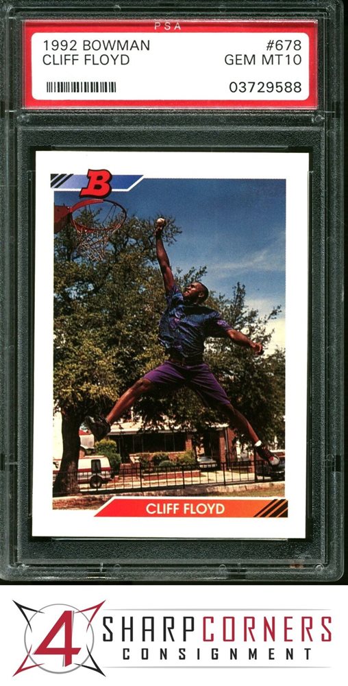 キャロル　PSA9 Auction Prices Realized Baseball Cards 1992 BOWMAN Cliff Floyd
