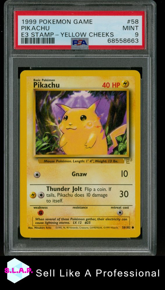 Auction Prices Realized Tcg Cards 1999 POKEMON GAME Pikachu