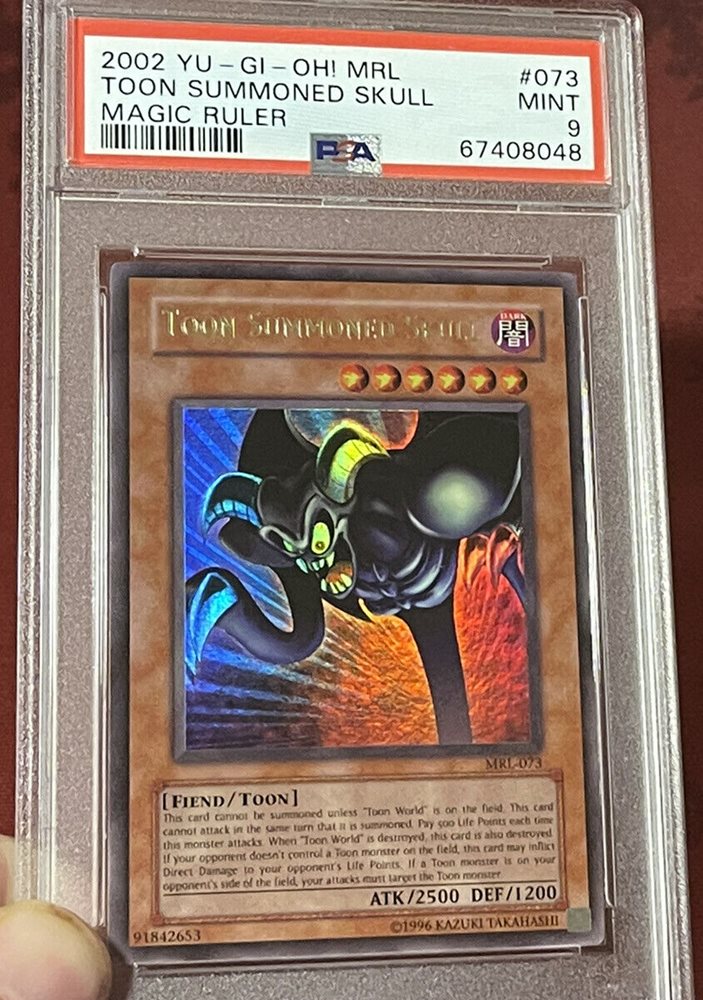 Yu-Gi-Oh! Toon Summoned Skull Ultra Rare – 1st Edition MRL-073 From Magic Ruler Set