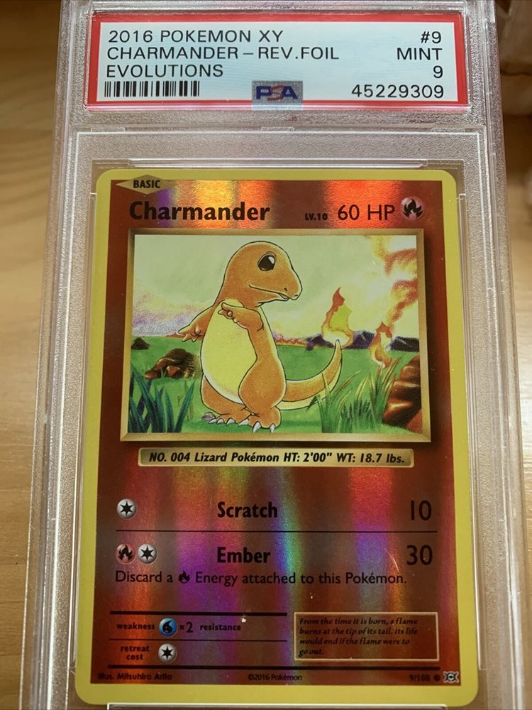 Auction Prices Realized Tcg Cards 2016 Pokemon XY Evolutions Charmander