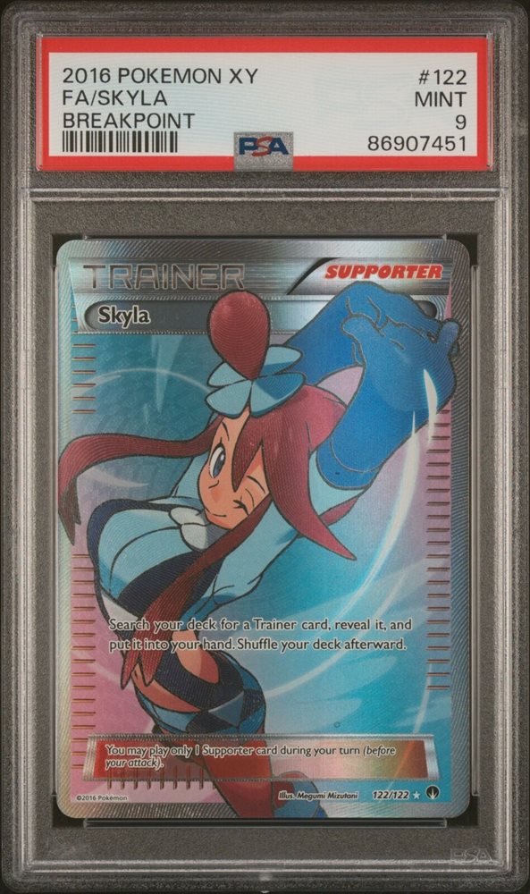 skyla pokemon card price Skyla 072/072 Pokémon Extended Artwork Protective Card Display Case main image 1