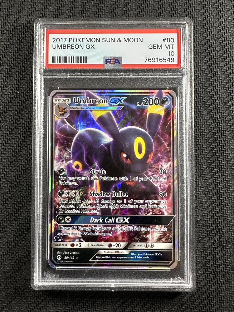 ブラッキー GX Umbreon GX 2017 PSA 10 プロモカード Auction Prices Realized Tcg Cards 2017 POKEMON SM BLACK STAR