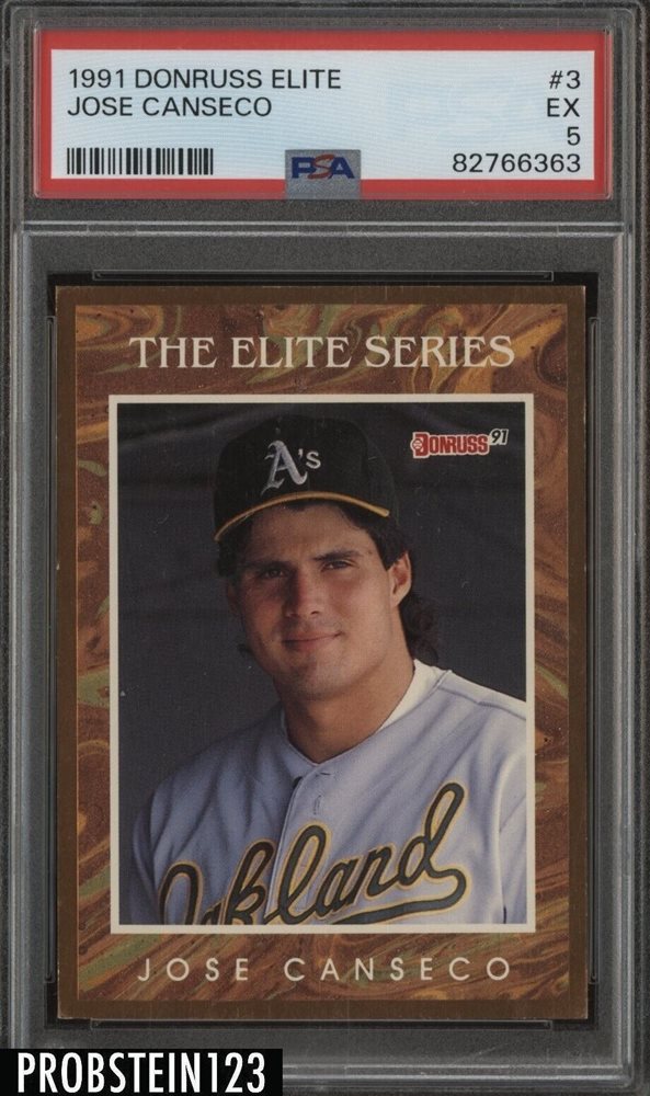 Jose Canseco  1991Donruss Elite含む3枚セット Auction Prices Realized Baseball Cards 1991 DONRUSS ELITE
