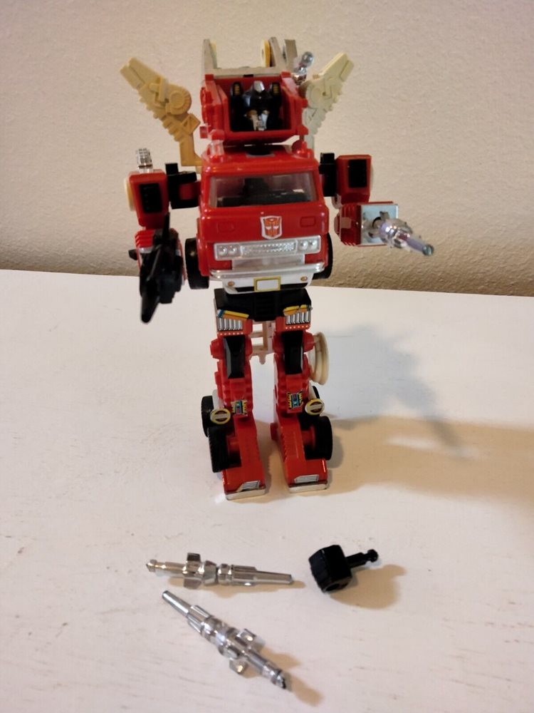 TRANSFORMERS G1 Inferno & Grapple Both 1982 Japan & 100
