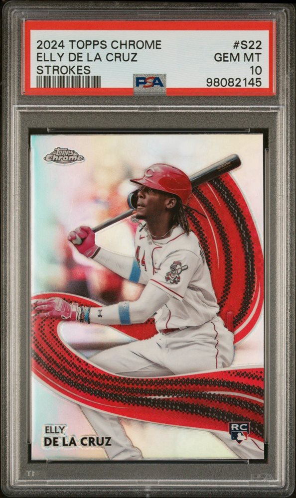 【貴重】_ＰSA9鑑定品_ELLY DE LA CRUZ_直筆オンカードサイン Auction Prices Realized Baseball Cards 2024 TOPPS CHROME