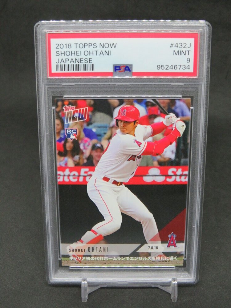 2018 TOPPS NOW 32J SHOHEI OHTANI 大谷翔平 初本塁打 日本語版 PSA10