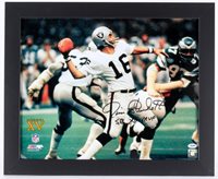Jim Plunkett /& Marcus Allen PSA//DNA Oakland Raiders Super Bowl MVPs Autographed Framed 8x10 Photo SB MVP With 3 Signatures Including Fred Biletnikoff