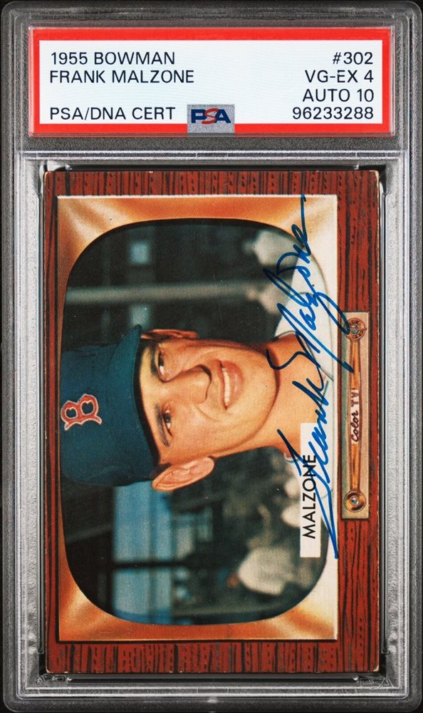 Auction Prices Realized Baseball Cards 1955 BOWMAN Frank Malzone