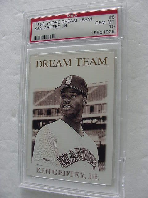 【後払い手数料無料】 1993 Cards Baseball Realized Prices Auction Score Team Dream ヴァイスシュヴァルツ