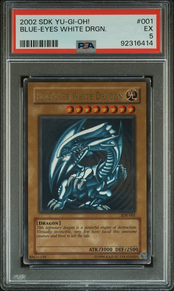 遊戯王　青眼の白龍　 1st Edition SDK-001 ARS8 Yu-gi-oh PSA8 Blue-Eye White Dragon 1st Edition SDK-001