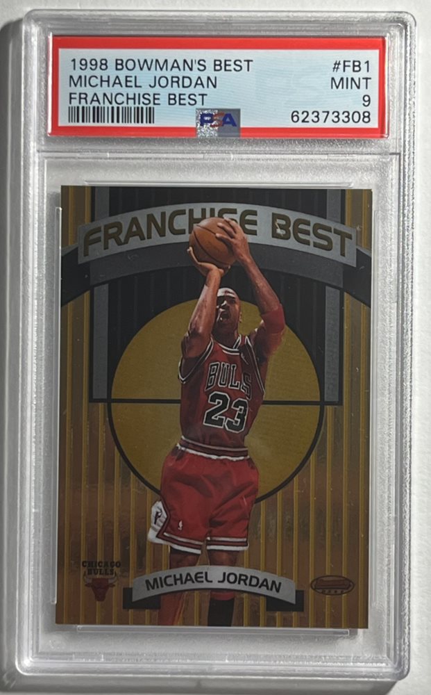 その他 PSA9 Bowman's Best Ref Michael Jordan MICHAEL JORDAN 1997-98 Bowman's Best ERROR 1996 on Card#96
