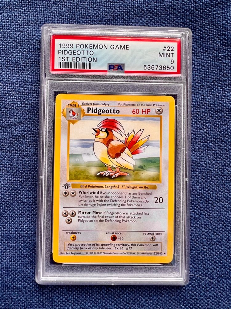 【PSA10】ピジョット/Pidgeot 旧裏 ポケモンカード 1999 旧裏】ポケモンカード ピジョット - メルカリ