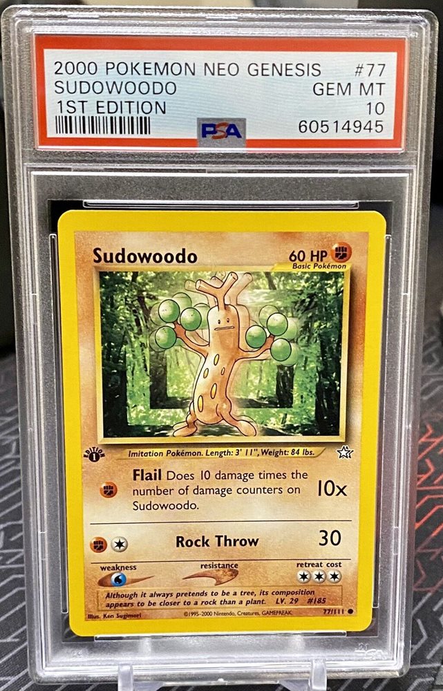 sudowoodo pokemon card price Pokemon Card Machop No.066 Old Back No Rarity Mark Nintendo 1996 Japan