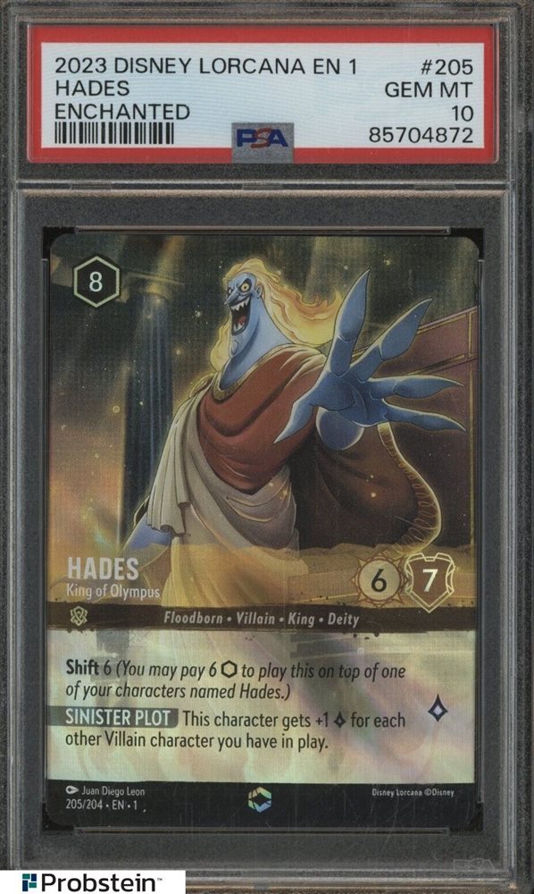 hades lorcana card Lorcana - Whispers in the Well - Hades main image 1