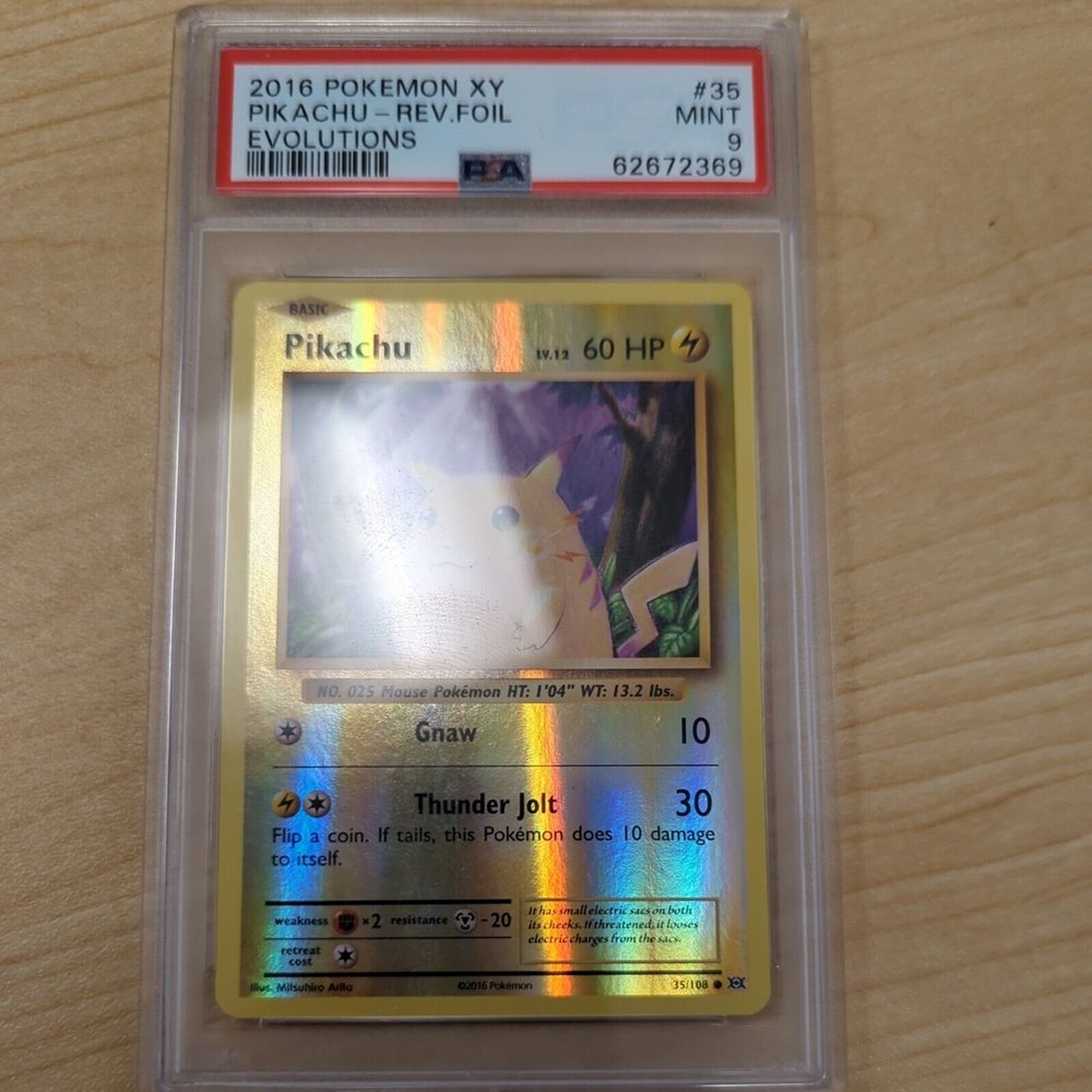 Auction Prices Realized Tcg Cards 2016 Pokemon XY Evolutions Pikachu-Reverse  Foil