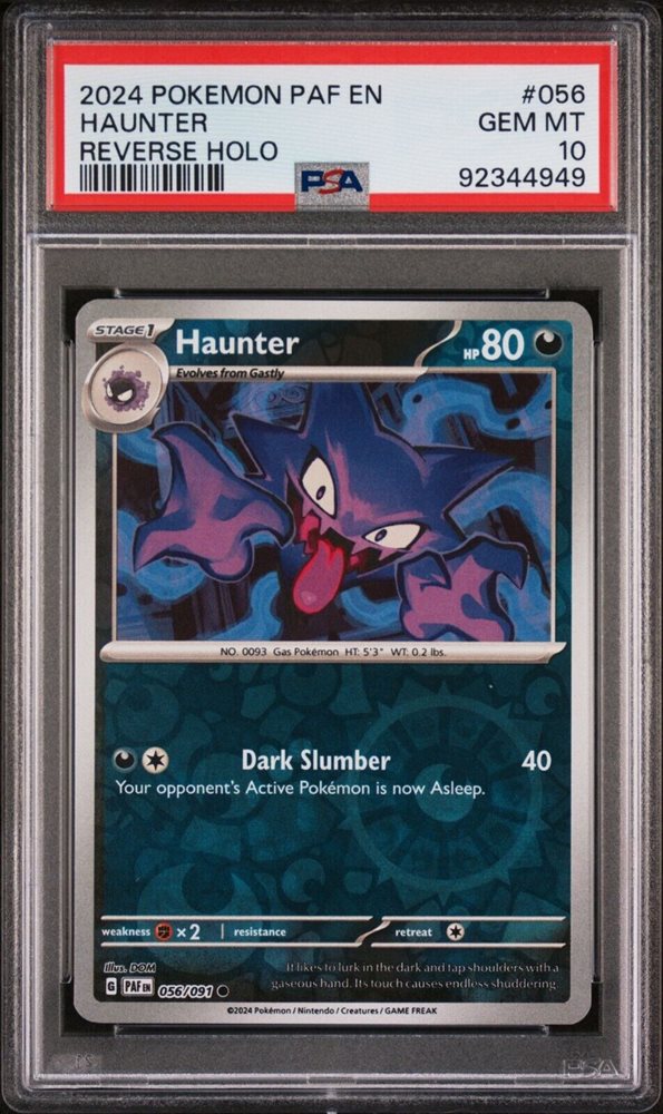 PSA10 ゴーストAR HAUNTER grading number 444 eBay Auction Item 326164264327 Tcg Cards 2024 Pokemon Paf En